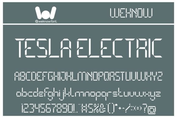 Binary Code Font - Preview 4