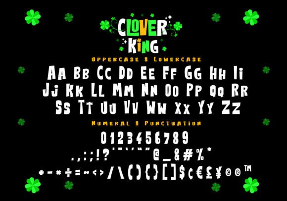 Clover King Font - Preview 1
