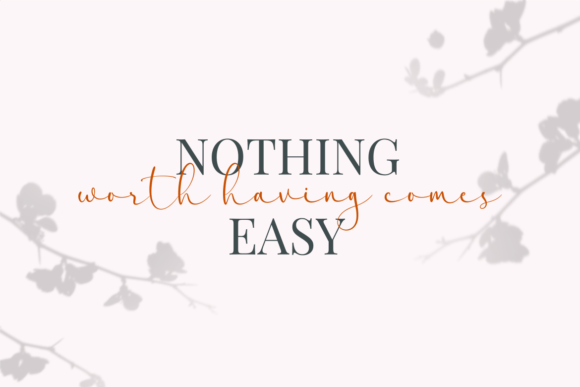 Handscript Font PNG with transparent background - Preview 1