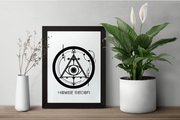 House Decor Font PNG with transparent background - Preview 4