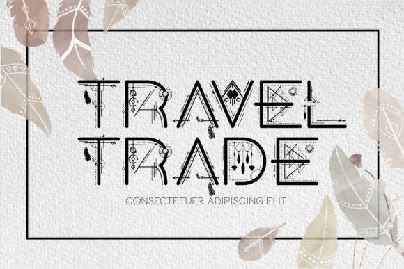 House Decor Font PNG with transparent background - Preview 5