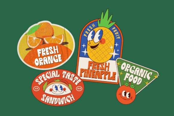 Piknic Font PNG with transparent background - Preview 2