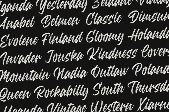 American Brush Font - Preview 4