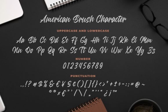 American Brush Font - Preview 6