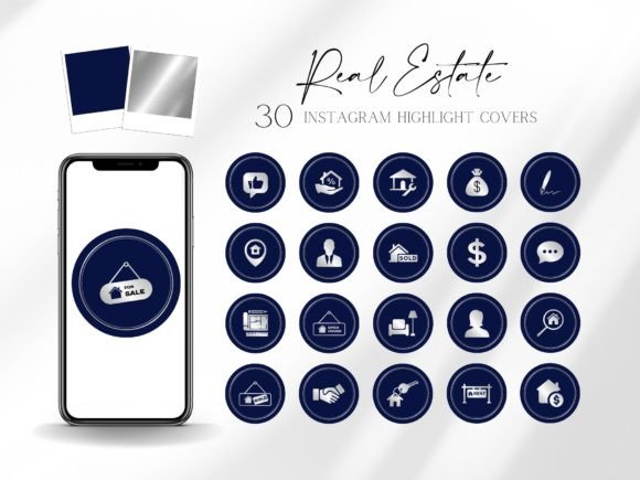 Blue Real Estate Highlight Covers