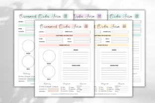 Custom Ornament Order Form Template 1 Graphic by Sundiva Design ...
