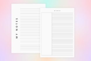 Digital Notes Templates Bundle Graphic by Creative Bundlex · Creative ...