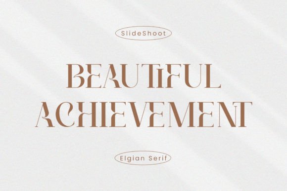 Elgian Font - Preview 1