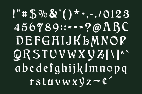 Grizzly Font PNG with transparent background - Preview 3