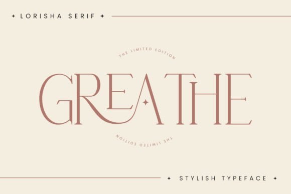 Lorisha Font PNG with transparent background - Preview 1