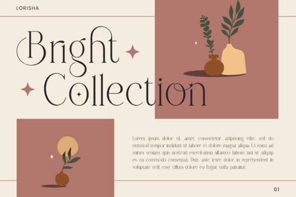 Lorisha Font PNG with transparent background - Preview 3