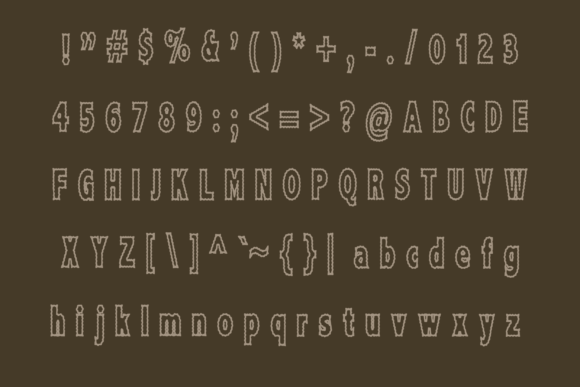News of the World Font PNG with transparent background - Preview 2