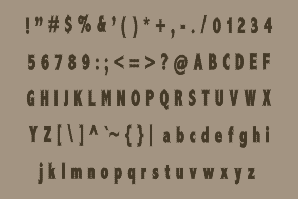 News of the World Font PNG with transparent background - Preview 3