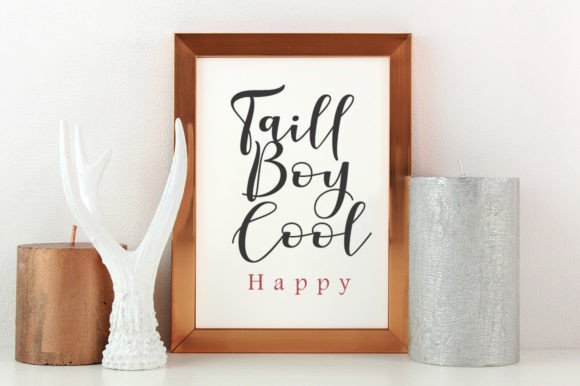 Parshell Font PNG with transparent background - Preview 4