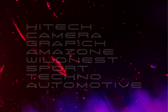 Qosil Methamorfose Outline Shadow Font PNG with transparent background - Preview 2