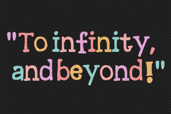 Retro Painter Font PNG with transparent background - Preview 1