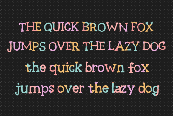 Retro Painter Font PNG with transparent background - Preview 3