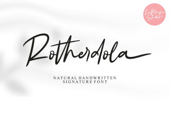 Rotherdola Script & Handwritten Font By Letterafa Studio