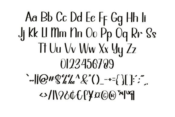 Simple Batter Font PNG with transparent background - Preview 2