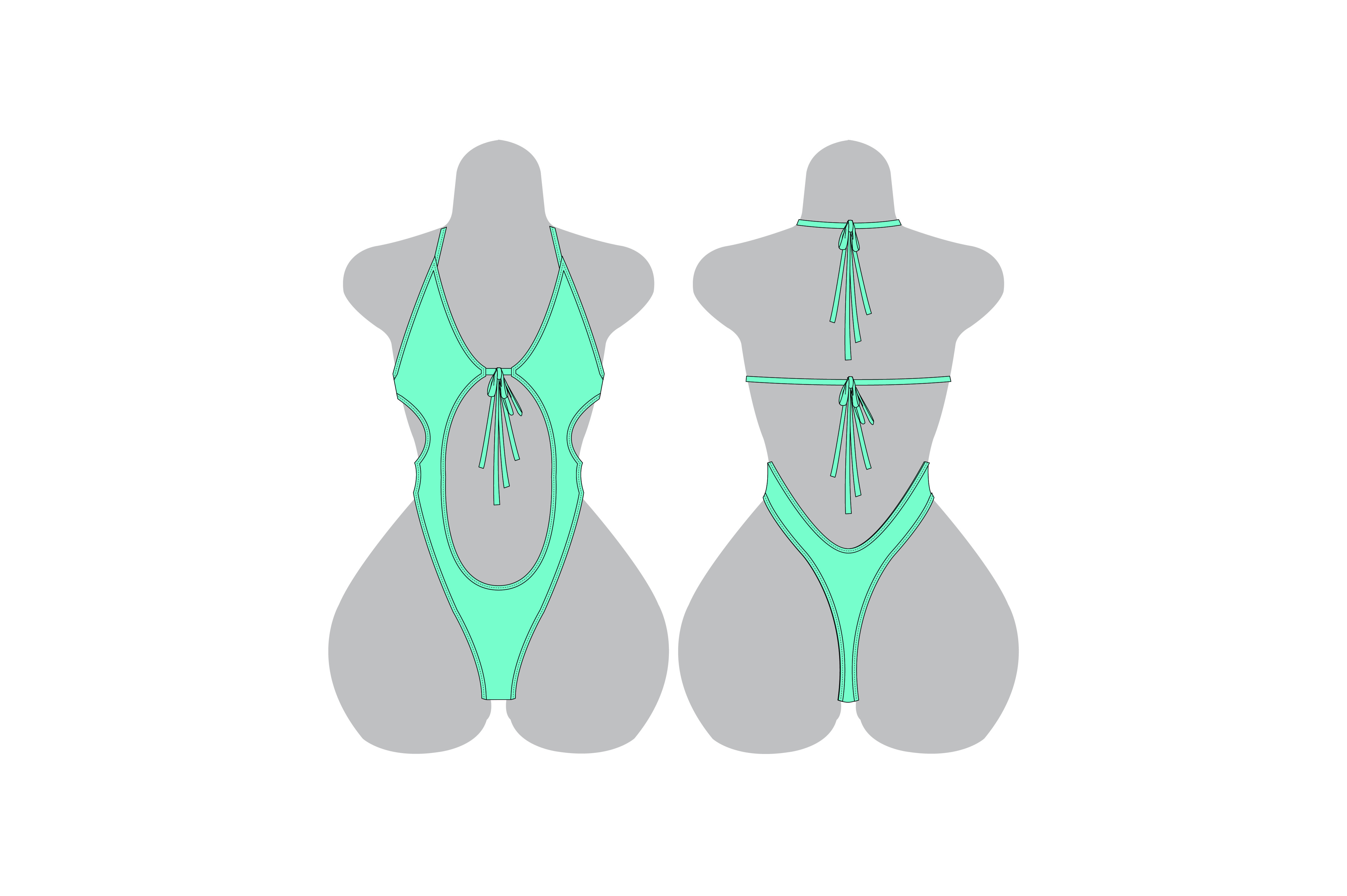 Striper Sewing Pattern-Style 007
