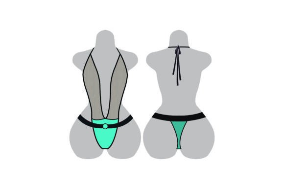 Striper Sewing Pattern-Style 011