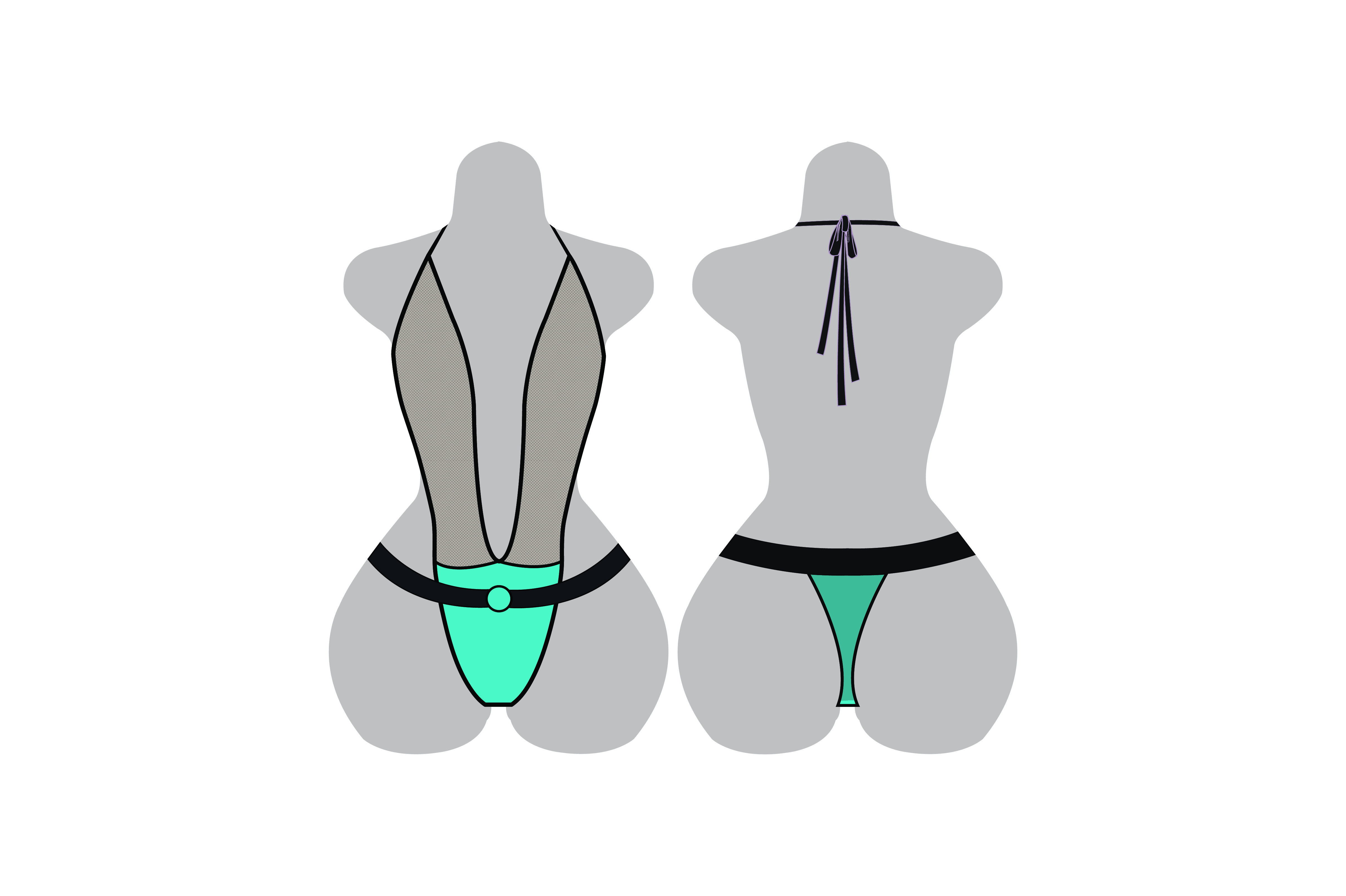 Striper Sewing Pattern-Style 011