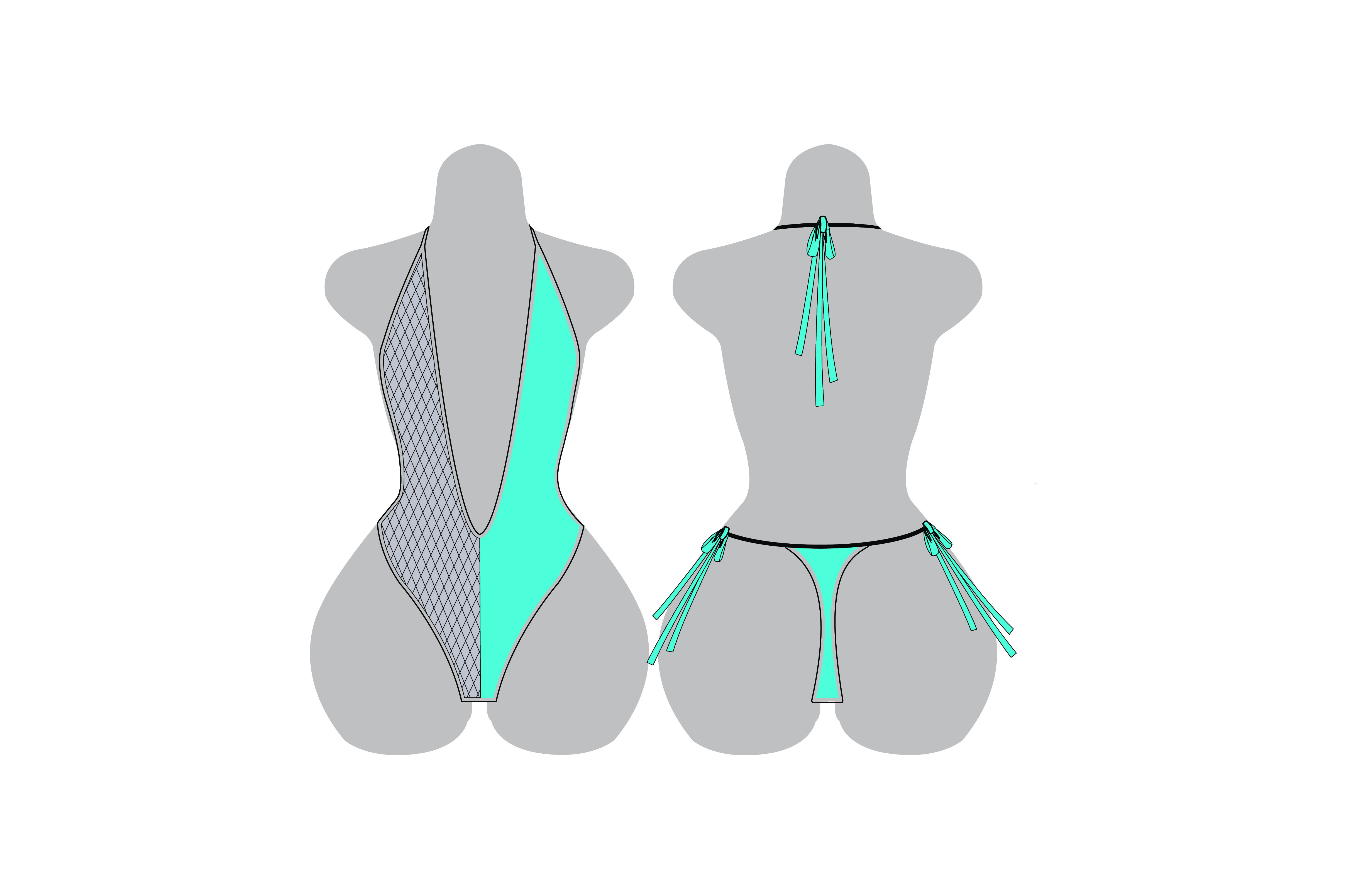 Striper Sewing Pattern-Style 015