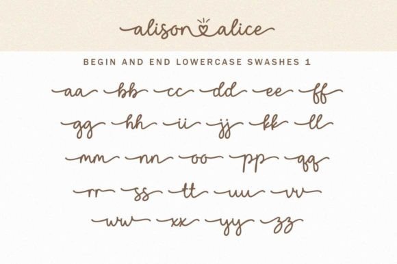 Alison Alice Font - Preview 3