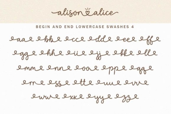Alison Alice Font - Preview 6