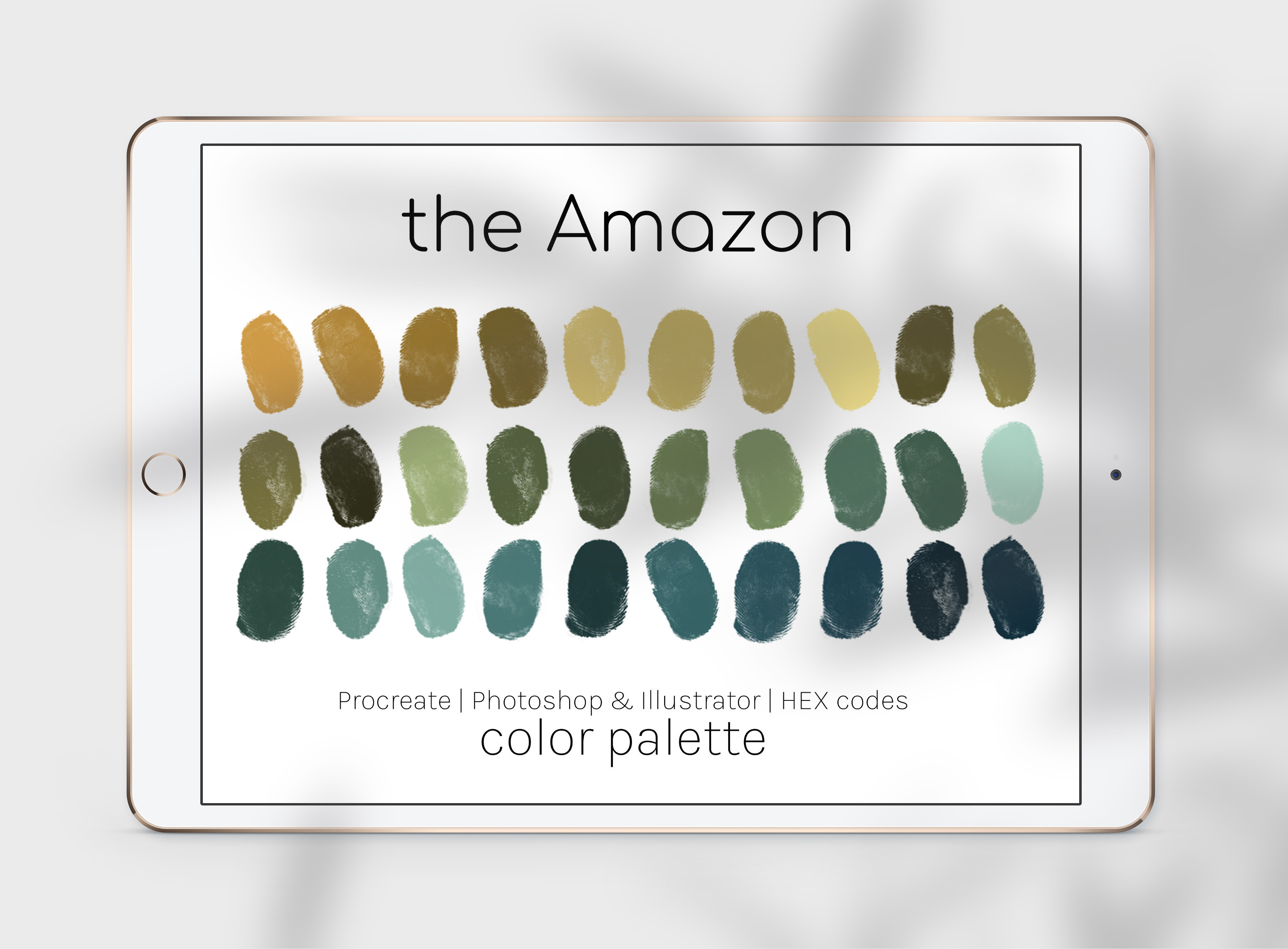 Amazon Color Palette Graphic by thedigitaldoodle · Creative Fabrica