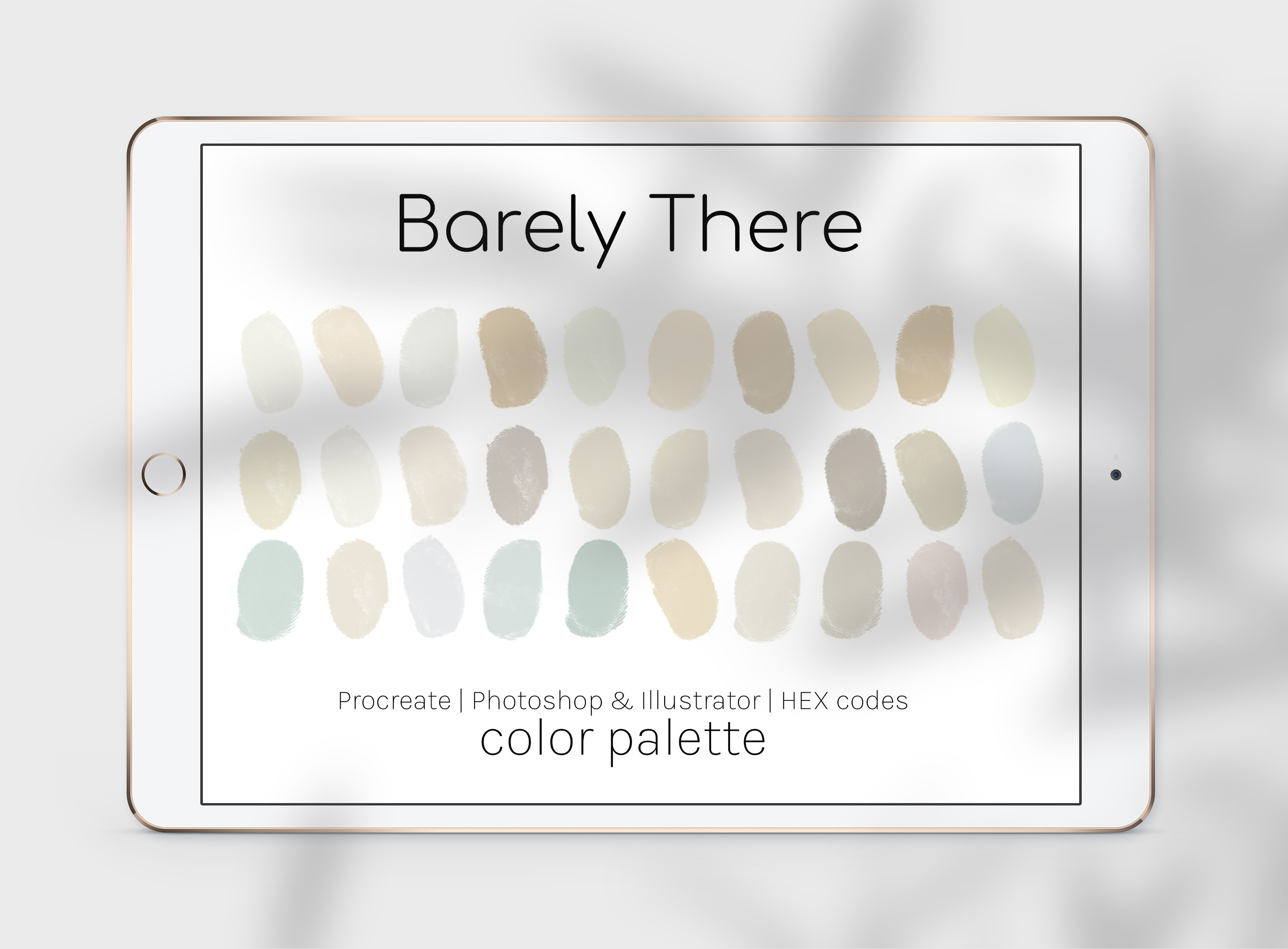 Barely There Color Palette Graphic by thedigitaldoodle · Creative Fabrica