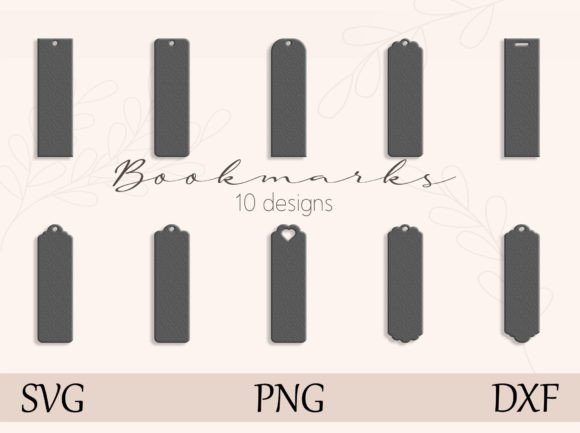Bookmark Template SVG, Bookmark Label