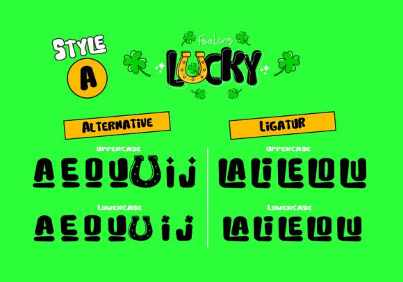 Felling Lucky Font - Preview 2