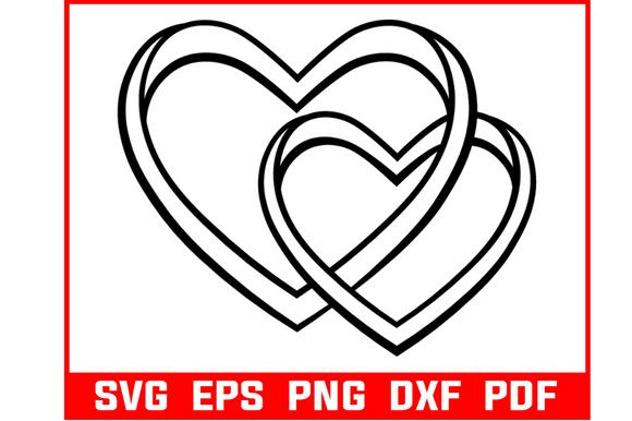 Love Shape Svg Graphic by Craft Carnesia · Creative Fabrica