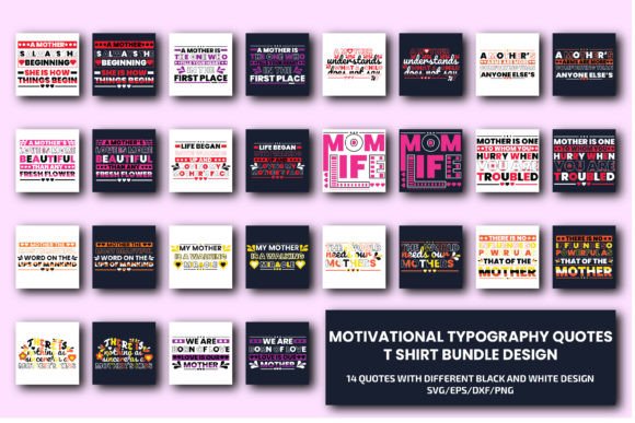 Mother's Day Quotes SVG Bundle Graphic by mh_arif · Creative Fabrica