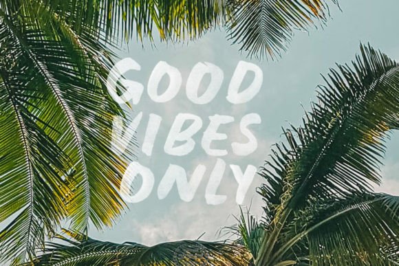 Natural Rough Font PNG with transparent background - Preview 3