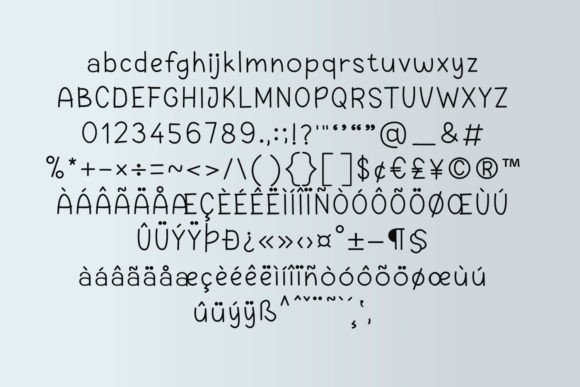 Niminalis Font PNG with transparent background - Preview 2