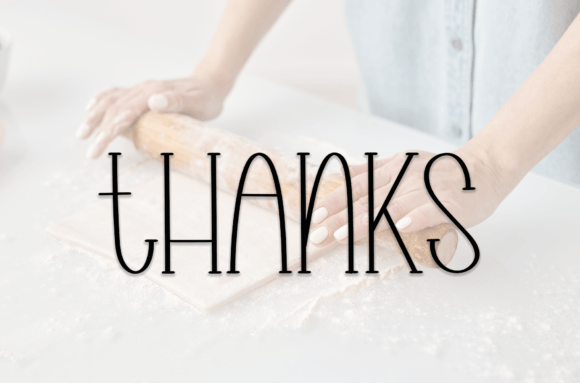 Pastry Dough Font font preview - 6
