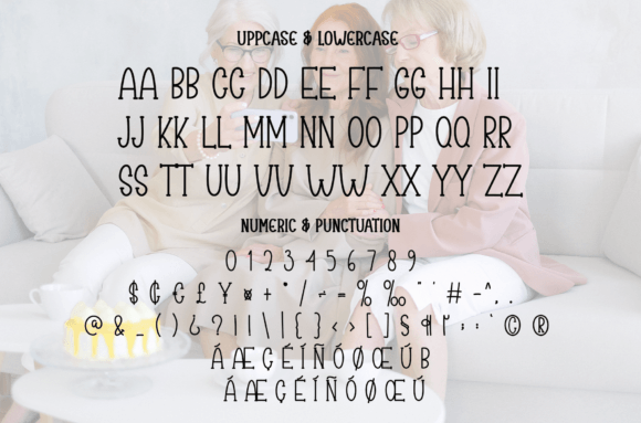 Pension Time Font PNG with transparent background - Preview 6