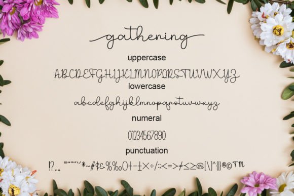 Gathering Font - Preview 4