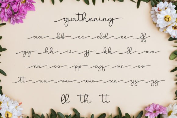 Gathering Font - Preview 5