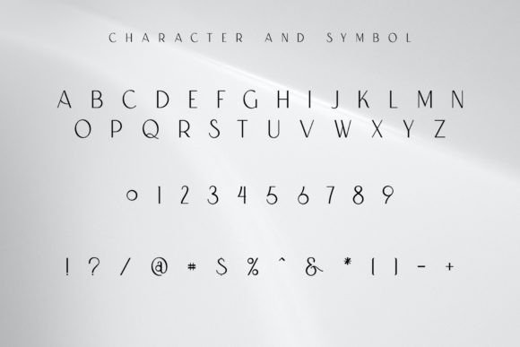 Aerial Chain Font - Preview 2
