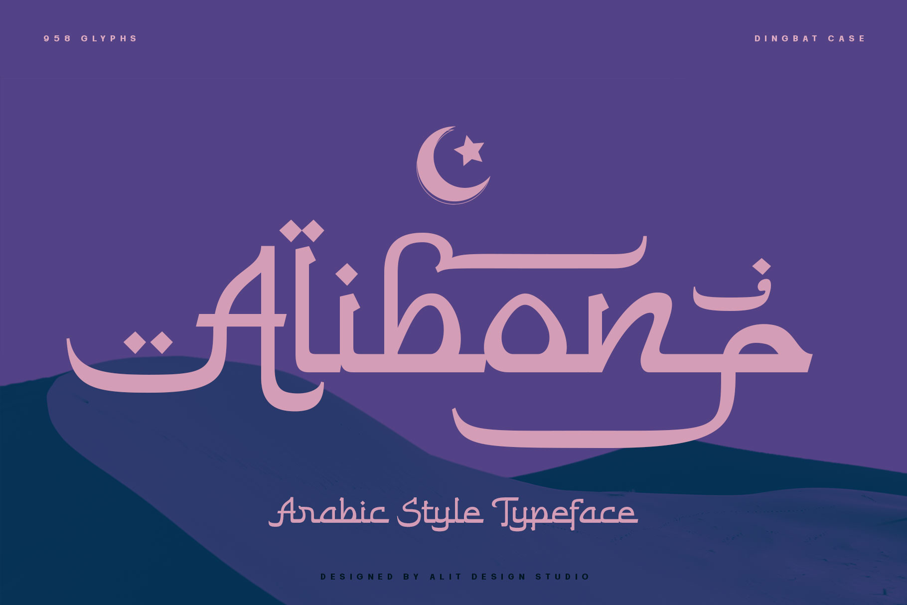 Alibon Arabic Font by Alit Design · Creative Fabrica font preview