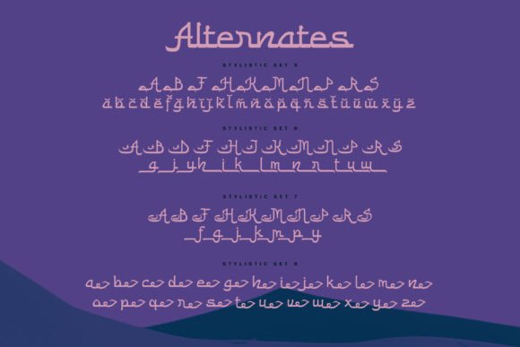 Alibon Arabic Font - Preview 6