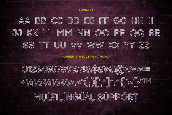 Amoneon Font - Preview 4