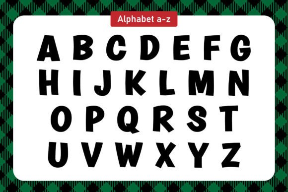 Buffalo Plaid Font - Preview 3