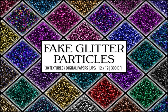 Fake Glitter Particles