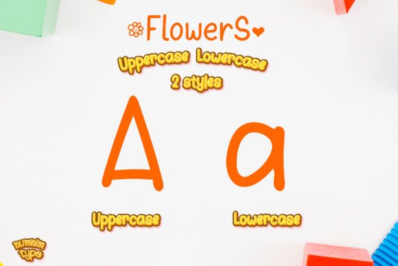 Flowers Font - Preview 1