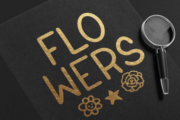 Flowers Font - Preview 2