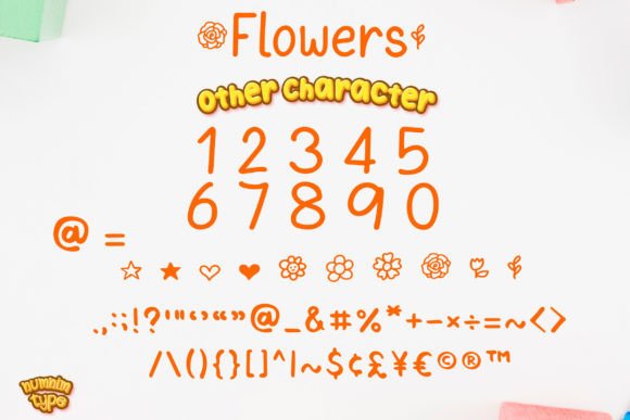 Flowers Font - Preview 6
